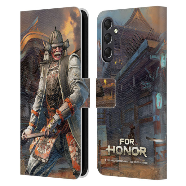 For Honor Characters Kensei Leather Book Wallet Case Cover For Samsung Galaxy A24 4G / M34 5G