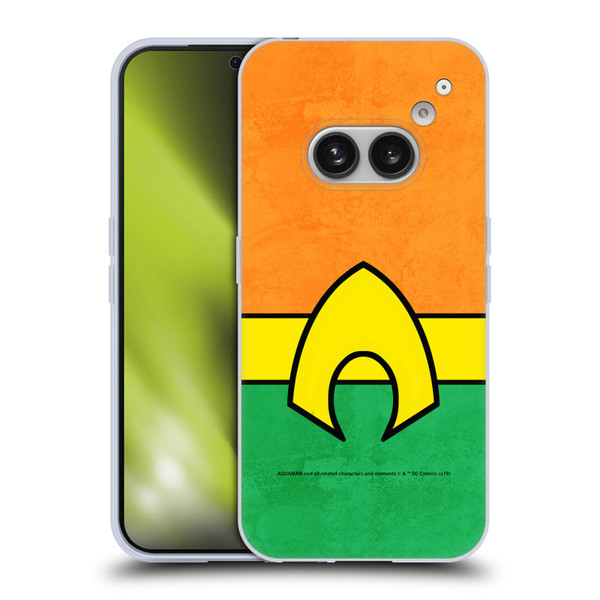 Aquaman DC Comics Logo Uniform 2 Soft Gel Case for Nothing Phone (2a)