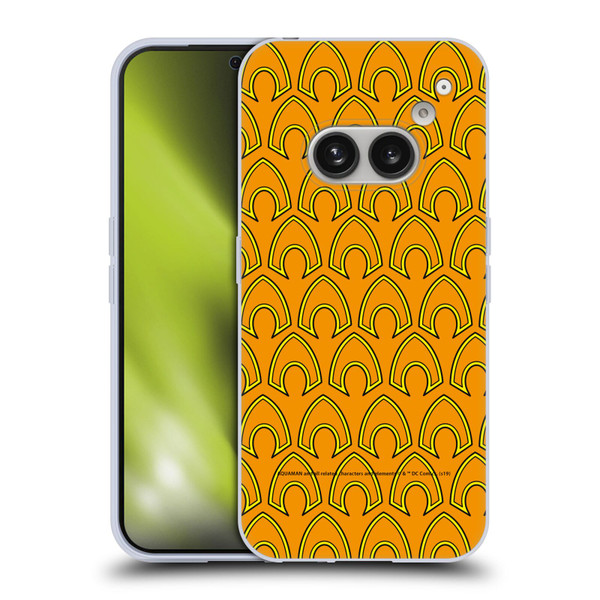 Aquaman DC Comics Logo Pattern Soft Gel Case for Nothing Phone (2a)