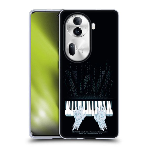 Westworld Graphics Piano Soft Gel Case for OPPO Reno11 Pro