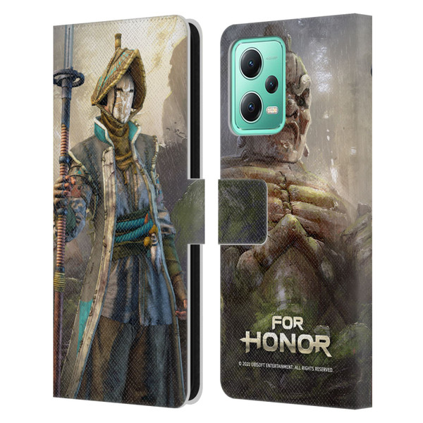 For Honor Characters Nobushi Leather Book Wallet Case Cover For Xiaomi Redmi Note 12 5G