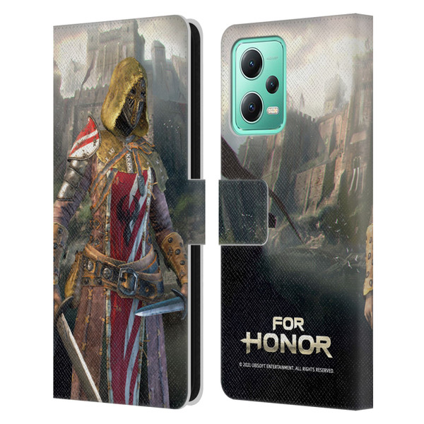 For Honor Characters Peacekeeper Leather Book Wallet Case Cover For Xiaomi Redmi Note 12 5G
