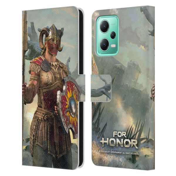 For Honor Characters Valkyrie Leather Book Wallet Case Cover For Xiaomi Redmi Note 12 5G