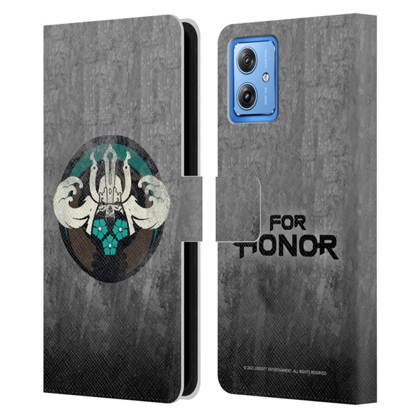 For Honor Icons Samurai Leather Book Wallet Case Cover For Motorola Moto G54 5G