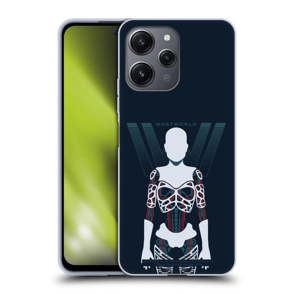Westworld Graphics Human Host Soft Gel Case for Xiaomi Redmi 12