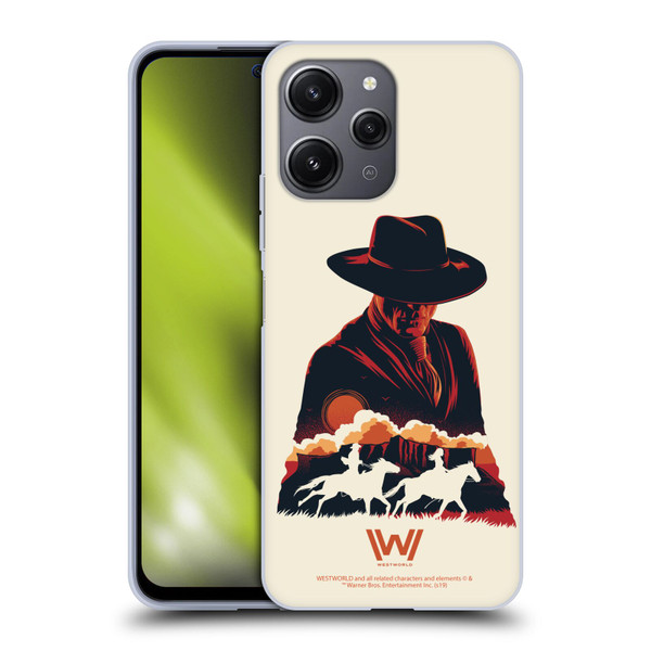 Westworld Graphics Man In Black Soft Gel Case for Xiaomi Redmi 12