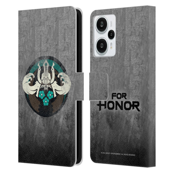 For Honor Icons Samurai Leather Book Wallet Case Cover For Xiaomi Redmi Note 12T