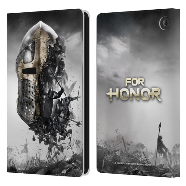 For Honor Key Art Knight Leather Book Wallet Case Cover For Amazon Fire 7 2022