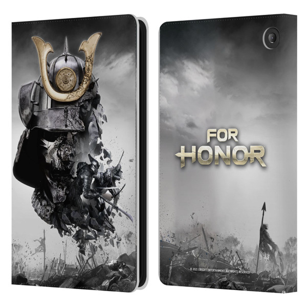 For Honor Key Art Samurai Leather Book Wallet Case Cover For Amazon Fire 7 2022