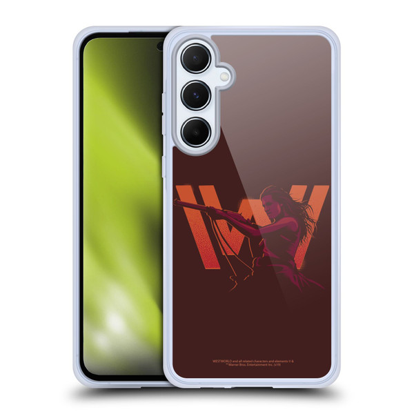 Westworld Logos Wyatt Soft Gel Case for Samsung Galaxy A55 5G