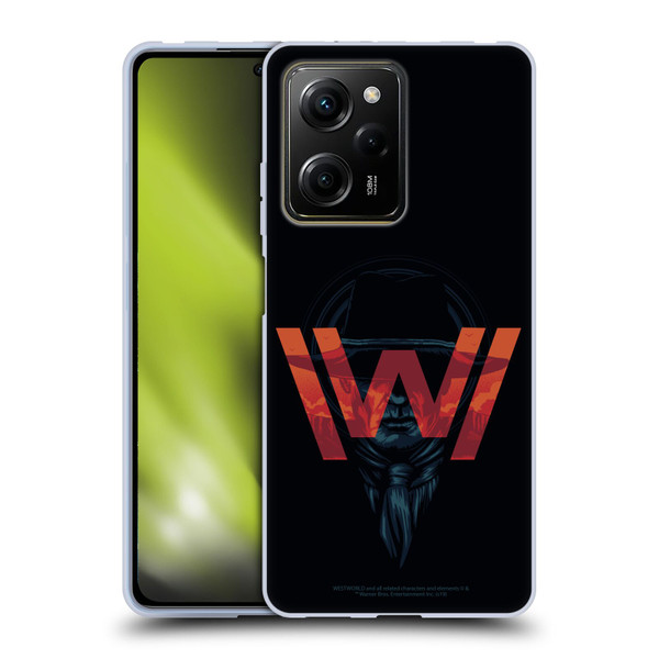 Westworld Logos Man In Black Soft Gel Case for Xiaomi Redmi Note 12 Pro 5G