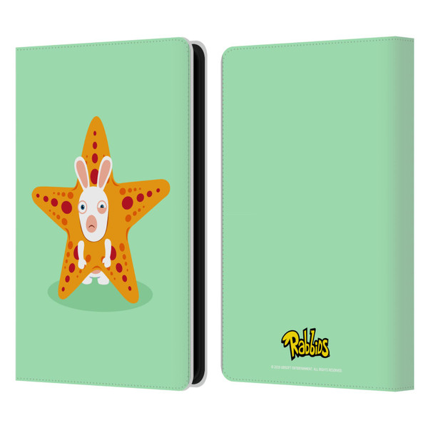 Rabbids Costumes Starfish Leather Book Wallet Case Cover For Amazon Kindle Paperwhite 5 (2021)