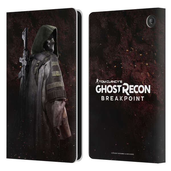 Tom Clancy's Ghost Recon Breakpoint Character Art Colonel Walker Leather Book Wallet Case Cover For Amazon Fire 7 2022