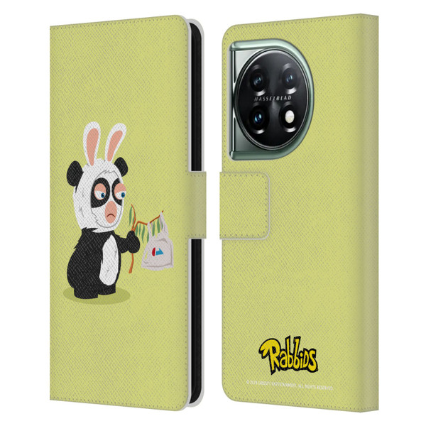Rabbids Costumes Panda Leather Book Wallet Case Cover For OnePlus 11 5G