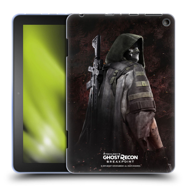 Tom Clancy's Ghost Recon Breakpoint Character Art Colonel Walker Soft Gel Case for Amazon Fire HD 8/Fire HD 8 Plus 2020