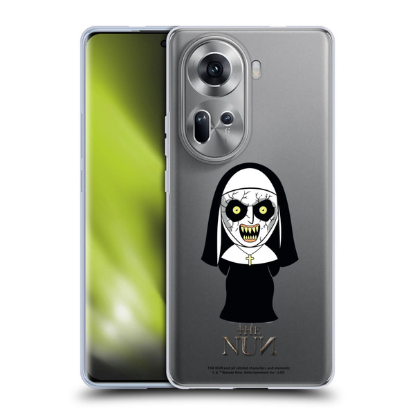 The Nun Valak Graphics Character Soft Gel Case for OPPO Reno11