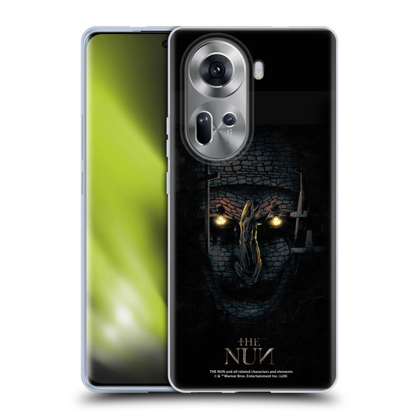The Nun Valak Graphics Double Exposure Soft Gel Case for OPPO Reno11