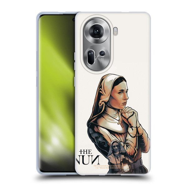 The Nun Valak Graphics Pray 2 Soft Gel Case for OPPO Reno11