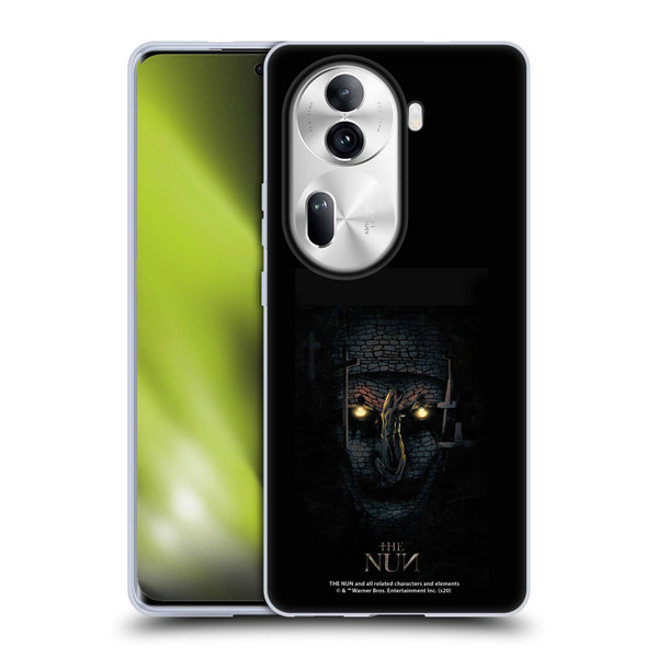 The Nun Valak Graphics Double Exposure Soft Gel Case for OPPO Reno11 Pro