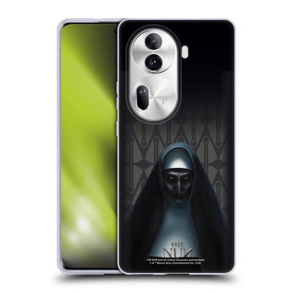 The Nun Valak Graphics Portrait Soft Gel Case for OPPO Reno11 Pro