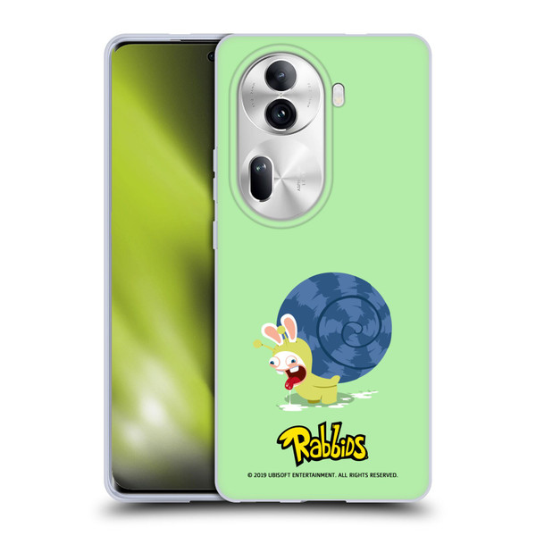 Rabbids Costumes Snail Soft Gel Case for OPPO Reno11 Pro