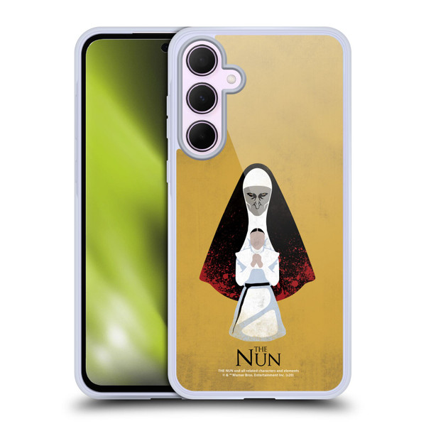 The Nun Valak Graphics Pray Soft Gel Case for Samsung Galaxy A35 5G