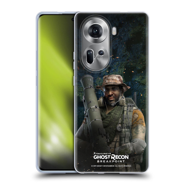 Tom Clancy's Ghost Recon Breakpoint Character Art Fixit Soft Gel Case for OPPO Reno11