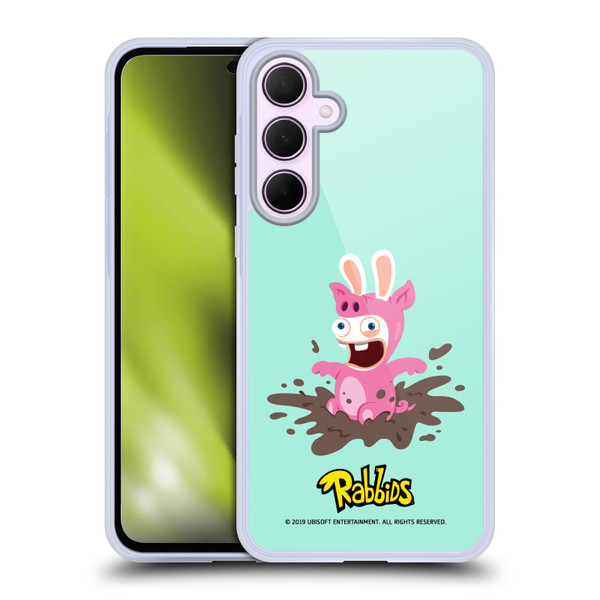 Rabbids Costumes Pig Soft Gel Case for Samsung Galaxy A35 5G