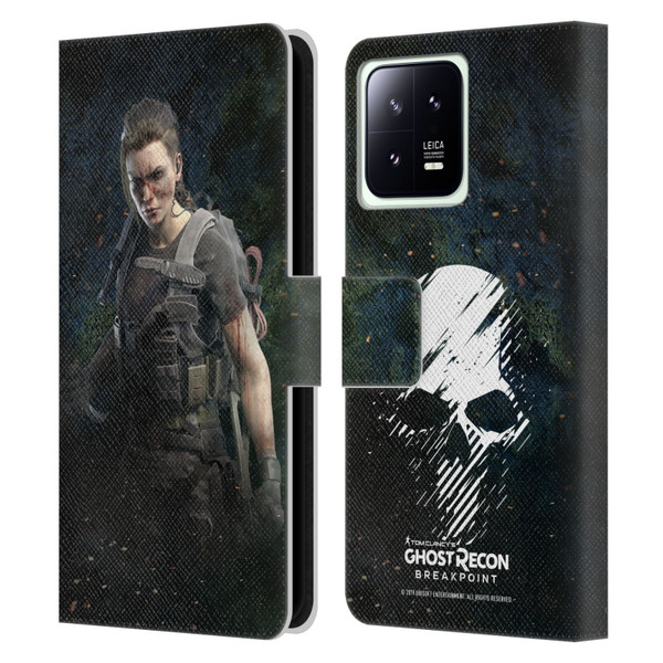 Tom Clancy's Ghost Recon Breakpoint Character Art Fury Leather Book Wallet Case Cover For Xiaomi 13 5G