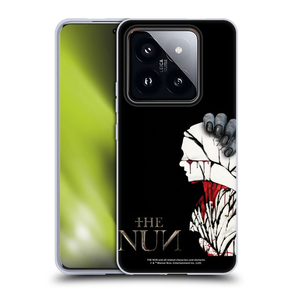 The Nun Valak Graphics Blood Hand Soft Gel Case for Xiaomi 14 Pro