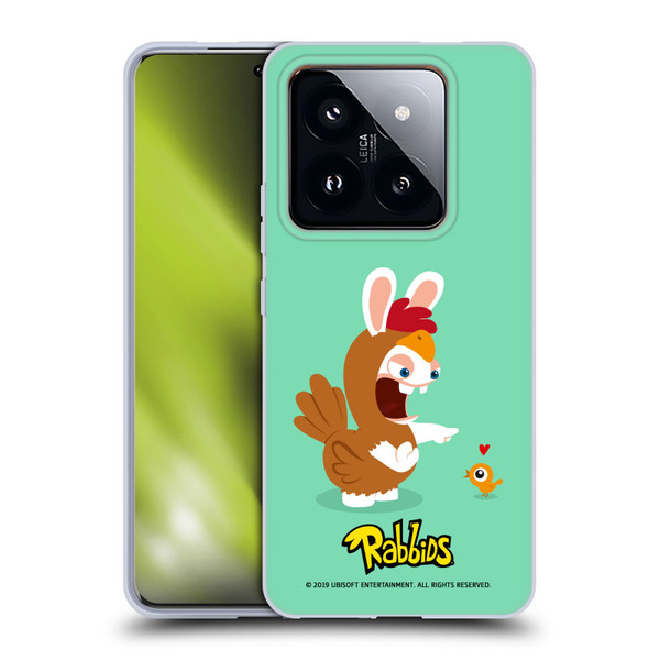 Rabbids Costumes Chicken Soft Gel Case for Xiaomi 14 Pro