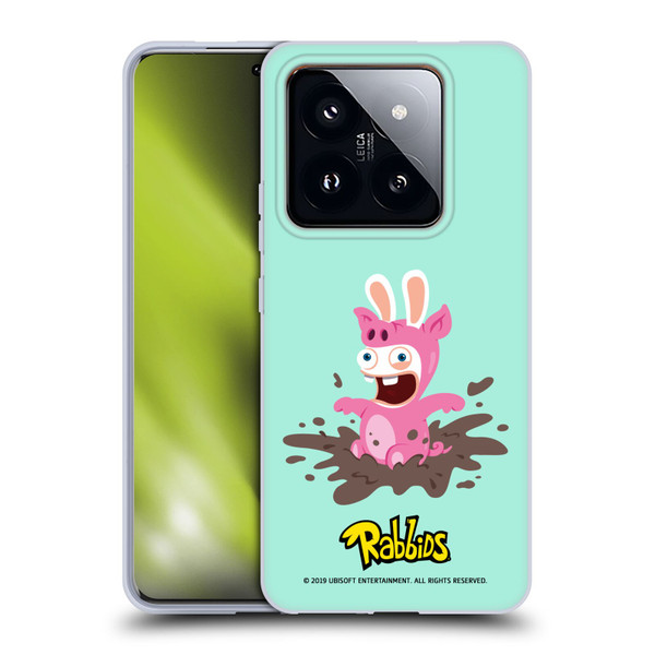 Rabbids Costumes Pig Soft Gel Case for Xiaomi 14 Pro