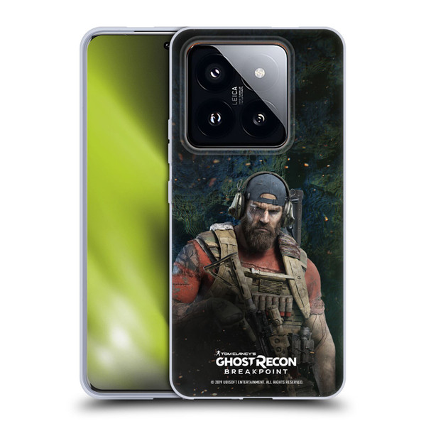 Tom Clancy's Ghost Recon Breakpoint Character Art Nomad Soft Gel Case for Xiaomi 14 Pro