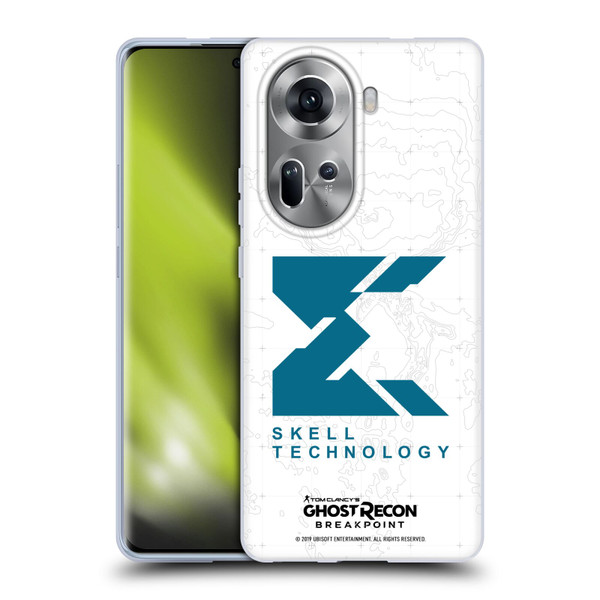 Tom Clancy's Ghost Recon Breakpoint Graphics Skell Technology Logo Soft Gel Case for OPPO Reno11