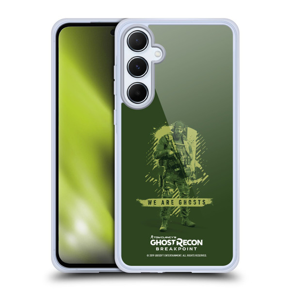 Tom Clancy's Ghost Recon Breakpoint Graphics We Are Ghosts Soft Gel Case for Samsung Galaxy A55 5G