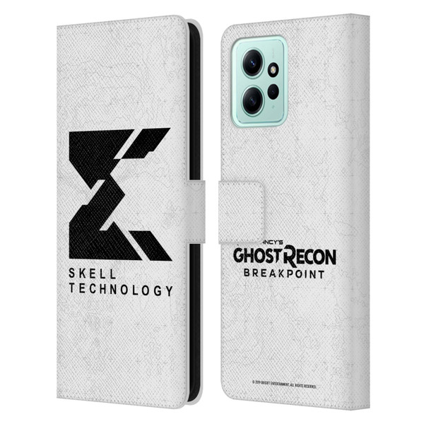 Tom Clancy's Ghost Recon Breakpoint Graphics Skell Technology Logo Leather Book Wallet Case Cover For Xiaomi Redmi 12