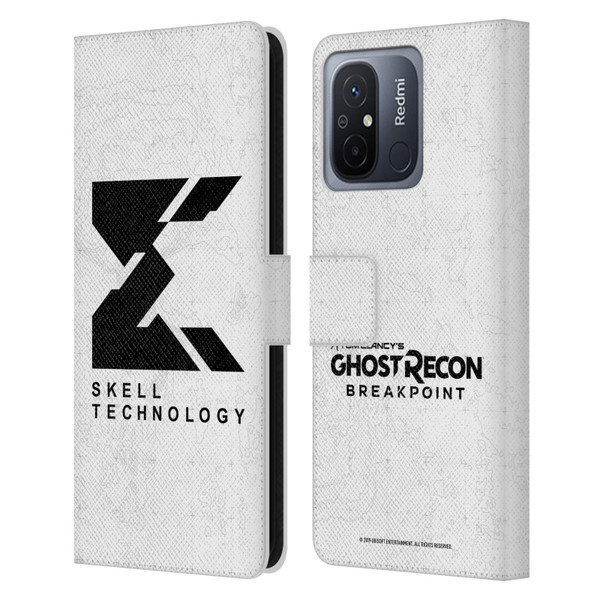 Tom Clancy's Ghost Recon Breakpoint Graphics Skell Technology Logo Leather Book Wallet Case Cover For Xiaomi Redmi 12C