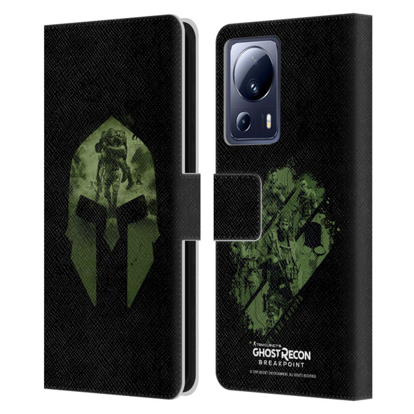 Tom Clancy's Ghost Recon Breakpoint Graphics Nomad Logo Leather Book Wallet Case Cover For Xiaomi 13 Lite 5G