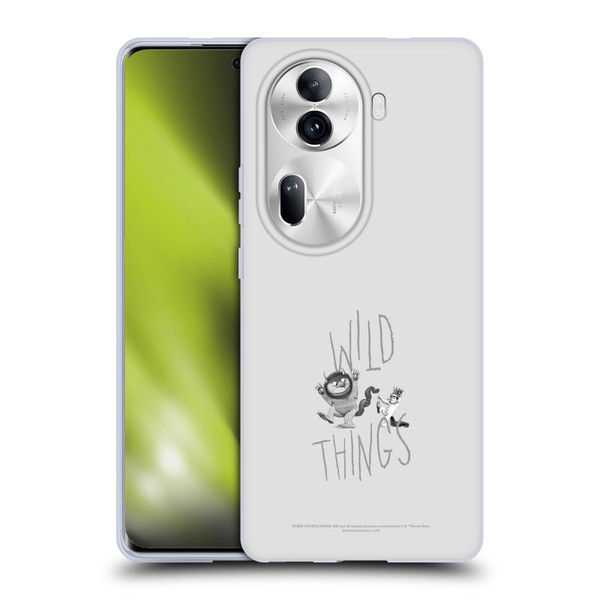 Where the Wild Things Are Literary Graphics Wild Thing Soft Gel Case for OPPO Reno11 Pro
