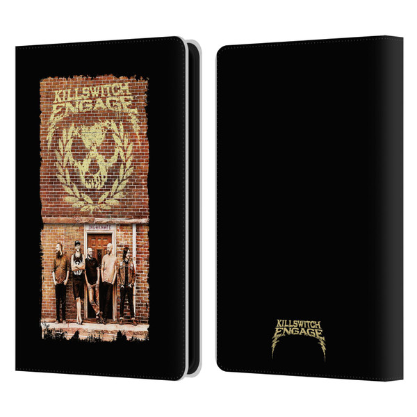 Killswitch Engage Band Art Brick Wall Leather Book Wallet Case Cover For Amazon Kindle Paperwhite 5 (2021)