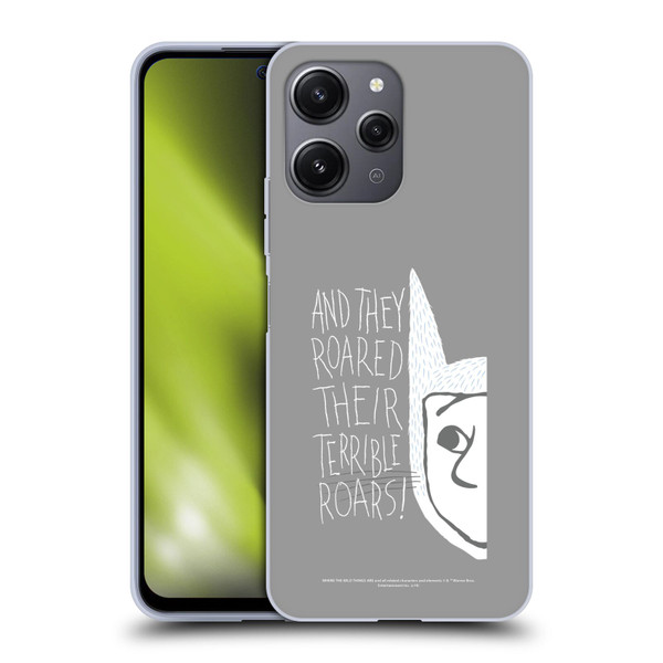 Where the Wild Things Are Literary Graphics Terrible Roars Soft Gel Case for Xiaomi Redmi 12