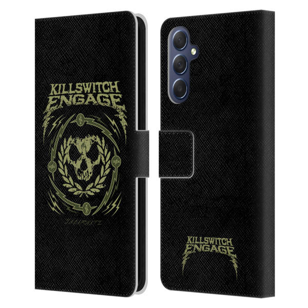 Killswitch Engage Band Logo Wreath Leather Book Wallet Case Cover For Samsung Galaxy M54 5G