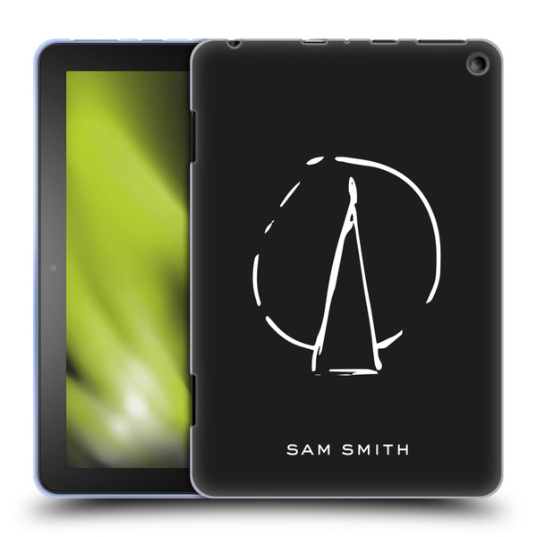 Sam Smith Art Wedge Soft Gel Case for Amazon Fire HD 8/Fire HD 8 Plus 2020