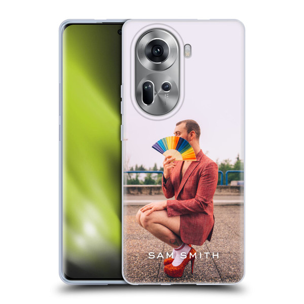 Sam Smith Art Rainbow Fan Soft Gel Case for OPPO Reno11