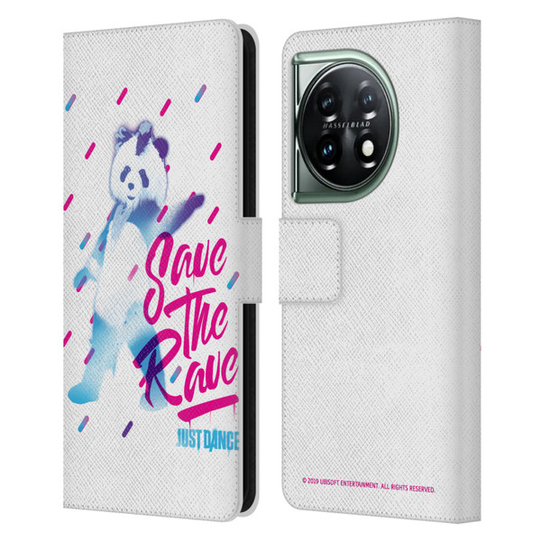 Just Dance Artwork Compositions Save The Rave Leather Book Wallet Case Cover For OnePlus 11 5G