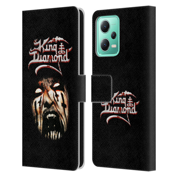 King Diamond Poster Puppet Master Face Leather Book Wallet Case Cover For Xiaomi Redmi Note 12 5G