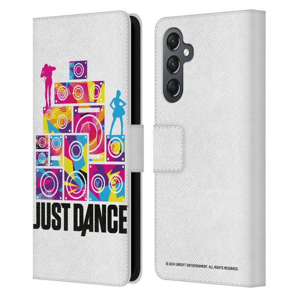 Just Dance Artwork Compositions Silhouette 4 Leather Book Wallet Case Cover For Samsung Galaxy A25 5G