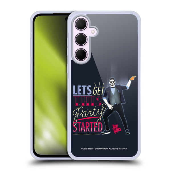 Just Dance Artwork Compositions Party Started Soft Gel Case for Samsung Galaxy A35 5G