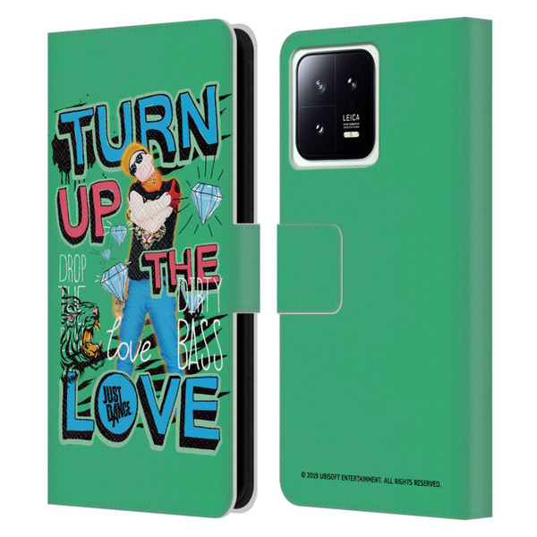 Just Dance Artwork Compositions Drop The Beat Leather Book Wallet Case Cover For Xiaomi 13 5G