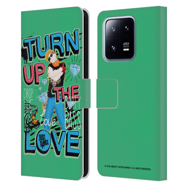 Just Dance Artwork Compositions Drop The Beat Leather Book Wallet Case Cover For Xiaomi 13 Pro 5G
